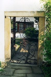 kovaná branka (Praha - Strahov)