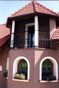 balkonové zábradlí