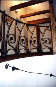 schodišťové zábradlí pro hotel Leonardo (Praha - Staré Město)