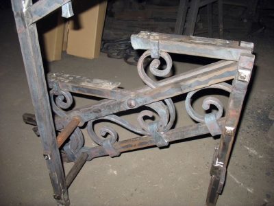 detail vzorku schodiště