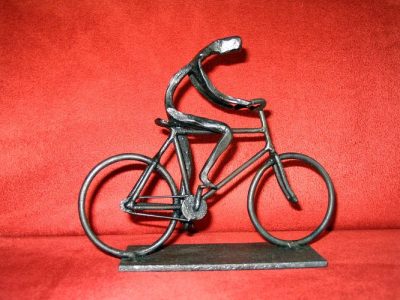 plastika PANÁČEK CYKLISTA